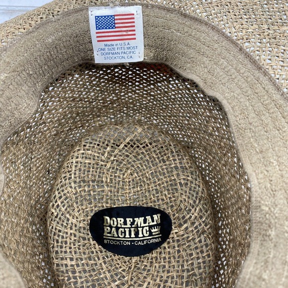 Dorfman Pacific Hat Made in the USA One Size Colorful Band 23" Diameter - Picture 7 of 9